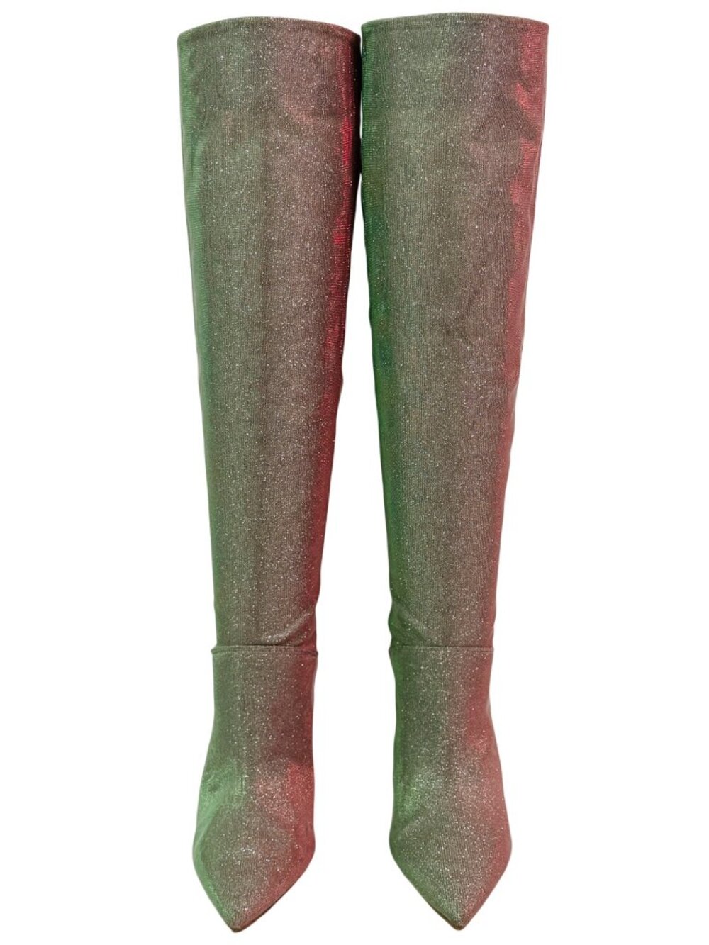 NIB Free People Shimmer Knee High Slouch Boots 10 | Indie Sleaze Glamoratti Y2K - Picture 11 of 16